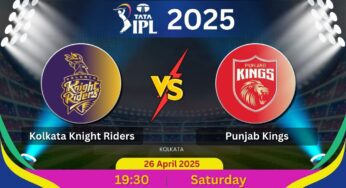 Kolkata Knight Riders vs Punjab Kings